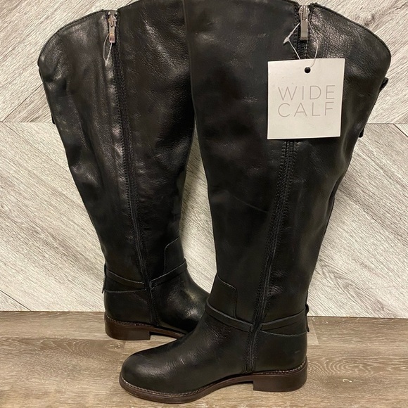 Franco Sarto | Haylie Wide Calf Riding Boots Size 6 NEW - Picture 9 of 11